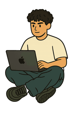 Illustration développeur Loann